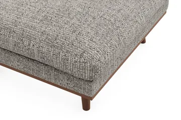 Copenhagen Premium Fotpall i Chenille - Grey - Möbler - Stolar & fåtöljer - Pall & puff - Fotpall