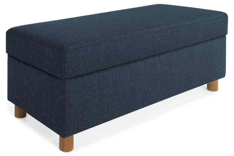 Crazy Fotpall med Förvaring 120x50, Mörkblå