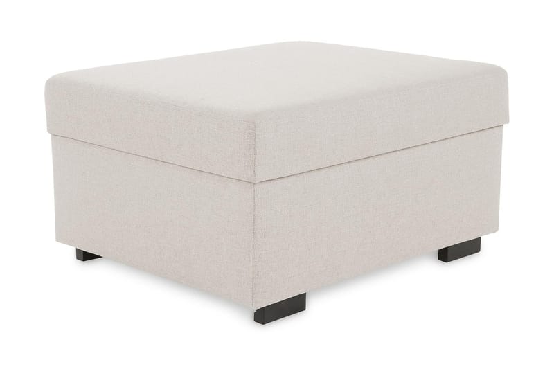 Crazy Fotpall med Förvaring 80x65 - Beige - Möbler - Stolar & fåtöljer - Pall & puff - Fotpall
