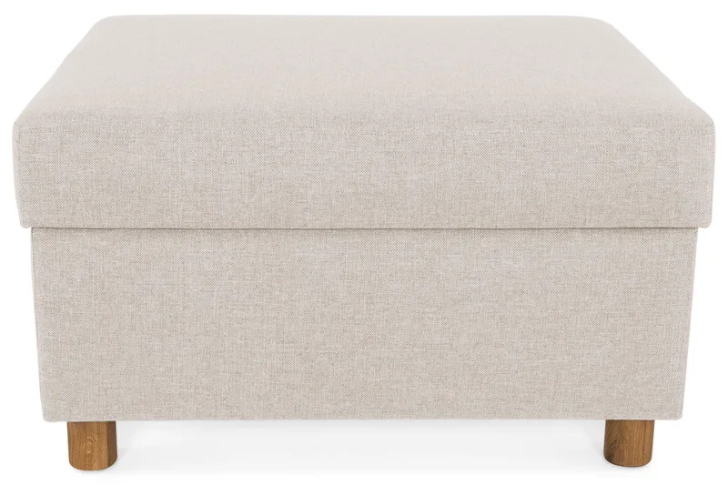 Crazy Fotpall med Förvaring 80x65 - Beige - Möbler - Stolar & fåtöljer - Pall & puff - Fotpall