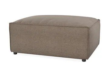 Cubo 1-sits  Rektangulär Fotpallsmodul i Tyg 120 cm bred - Grå - Möbler - Stolar & fåtöljer - Pall & puff - Fotpall