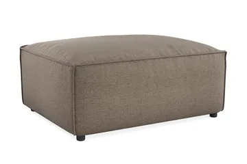 Cubo 1-sits  Rektangulär Fotpallsmodul i Tyg 120 cm bred - Grå - Möbler - Stolar & fåtöljer - Pall & puff - Fotpall