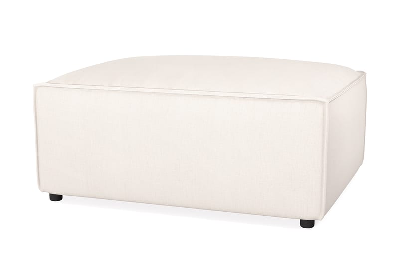 Cubo 1-sits  Rektangulär Fotpallsmodul i Tyg 120 cm bred - Ljusbeige - Möbler - Stolar & fåtöljer - Pall & puff - Fotpall