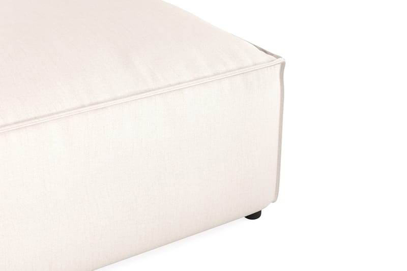 Cubo 1-sits  Rektangulär Fotpallsmodul i Tyg 120 cm bred - Ljusbeige - Möbler - Stolar & fåtöljer - Pall & puff - Fotpall