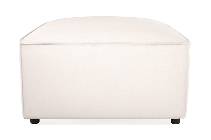 Cubo 1-sits  Rektangulär Fotpallsmodul i Tyg 80 cm bred - Ljusbeige - Möbler - Stolar & fåtöljer - Pall & puff - Fotpall