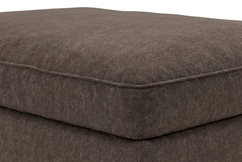 Dubai Fotpall i Tyg - Mörkbrun - Möbler - Stolar & fåtöljer - Pall & puff - Fotpall