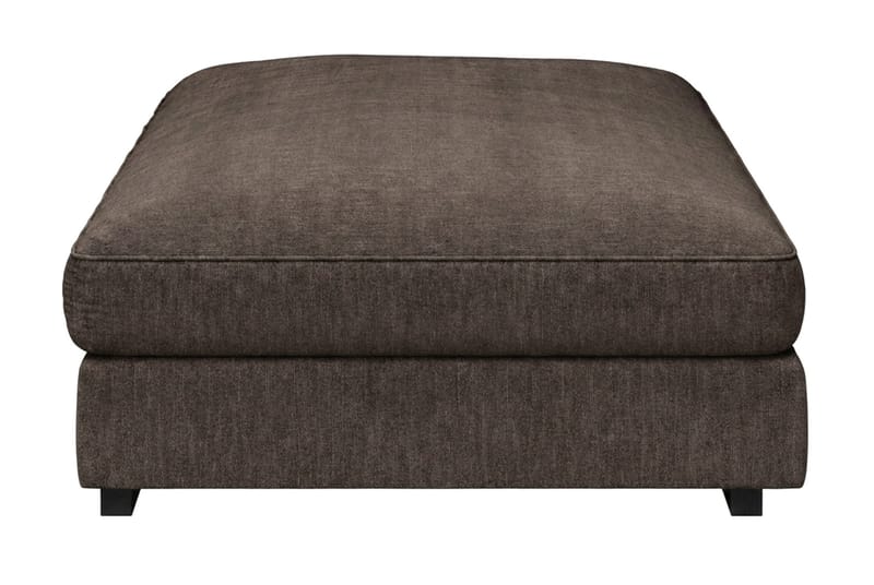 Dubai Fotpall i Tyg - Mörkbrun - Möbler - Stolar & fåtöljer - Pall & puff - Fotpall