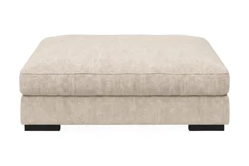 Dubai Rektangulär Fotpall 120x95 cm i Chenille - Beige - Möbler - Stolar & fåtöljer - Pall & puff - Fotpall