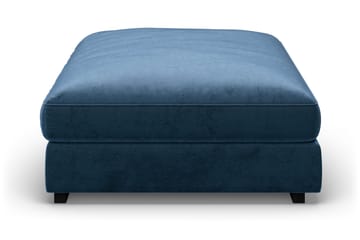 Dubai Rektangulär Fotpall 120x95 cm i Sammet - Blå - Möbler - Stolar & fåtöljer - Pall & puff - Fotpall
