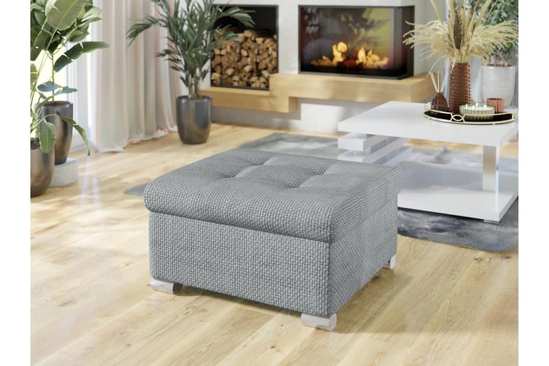Dynir Fotpall 68 cm - Grå - Möbler - Stolar & fåtöljer - Pall & puff - Fotpall