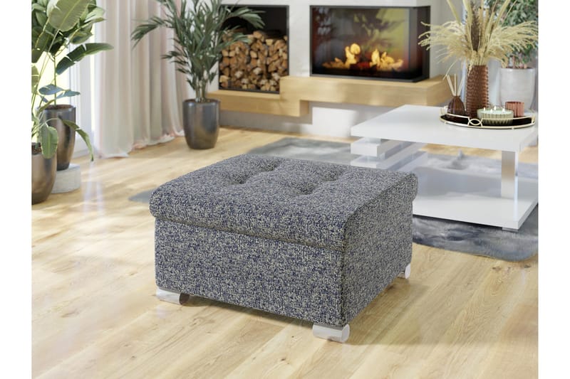 Dynir Fotpall 68 cm - Marinblå - Möbler - Stolar & fåtöljer - Pall & puff - Fotpall