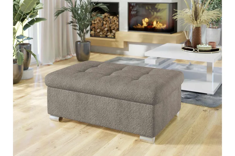 Dynir Fotpall 70 cm - Grå - Möbler - Stolar & fåtöljer - Pall & puff - Fotpall