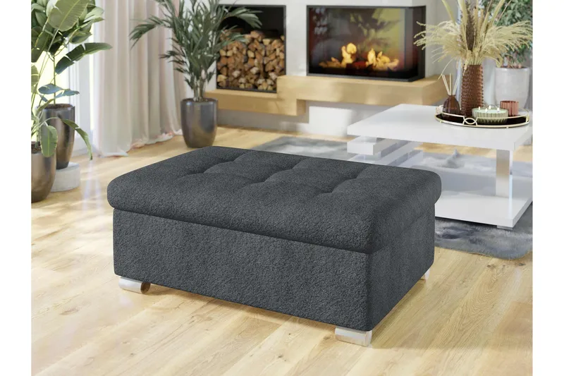 Dynir Fotpall 70 cm - Grå - Möbler - Stolar & fåtöljer - Pall & puff - Fotpall