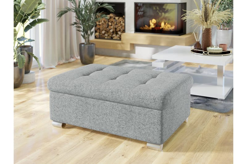 Dynir Fotpall 70 cm - Grå - Möbler - Stolar & fåtöljer - Pall & puff - Fotpall