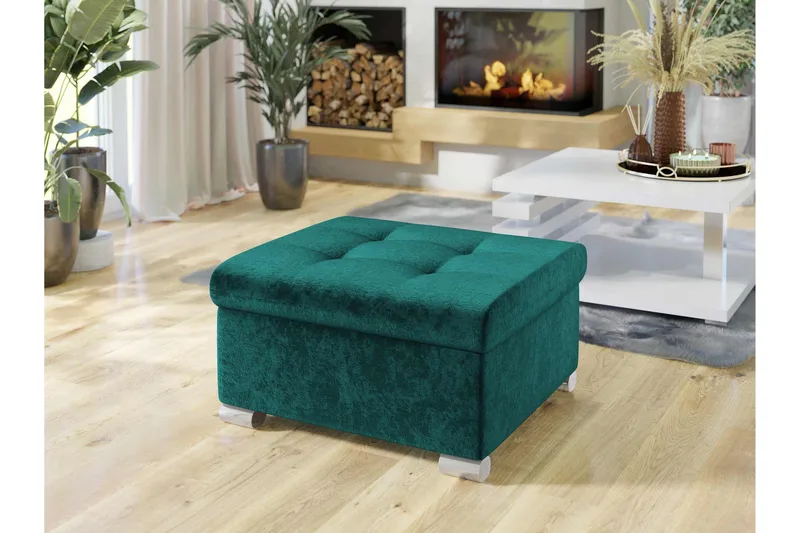 Dynir Fotpall 70 cm - Grön - Möbler - Stolar & fåtöljer - Pall & puff - Fotpall