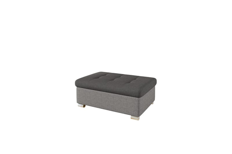 Dynir Fotpall 70 cm, Ljusgrå/Mörkgrå