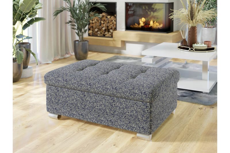 Dynir Fotpall 70 cm - Marinblå - Möbler - Stolar & fåtöljer - Pall & puff - Fotpall