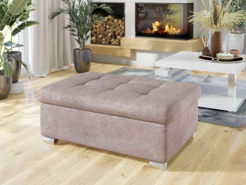 Dynir Fotpall 96 cm - Rosa - Möbler - Stolar & fåtöljer - Pall & puff - Fotpall