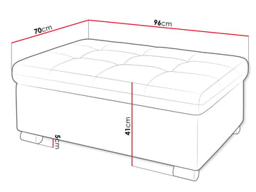 Dynir Fotpall 96 cm - Möbler - Stolar & fåtöljer - Pall & puff - Sittpuff