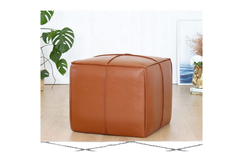 Edrin Sittpuff Utomhus 52 cm - Brun - Möbler - Stolar & fåtöljer - Pall & puff - Sittpuff