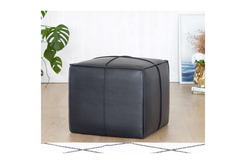 Edrin Sittpuff Utomhus 52 cm - Svart - Möbler - Stolar & fåtöljer - Pall & puff - Sittpuff