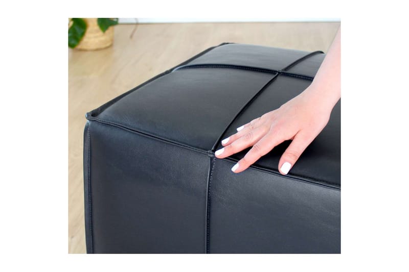 Edrin Sittpuff Utomhus 52 cm - Svart - Möbler - Stolar & fåtöljer - Pall & puff - Sittpuff