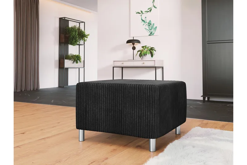 Eifion Fotpall 65 cm - Svart - Möbler - Stolar & fåtöljer - Pall & puff - Fotpall