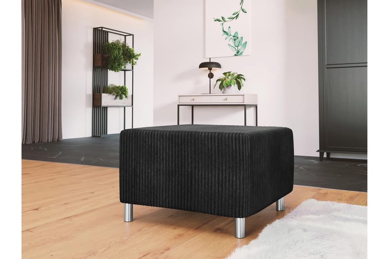 Eifion Fotpall 65 cm - Svart - Möbler - Stolar & fåtöljer - Pall & puff - Fotpall