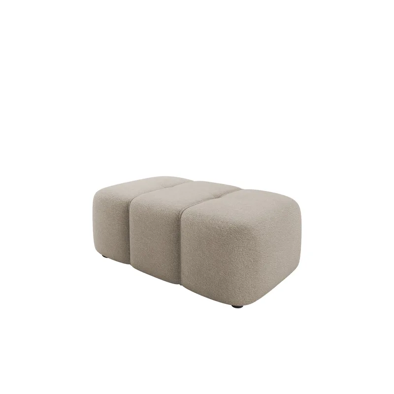 Flo Fotpall 93 cm - Beige - Möbler - Stolar & fåtöljer - Pall & puff - Fotpall