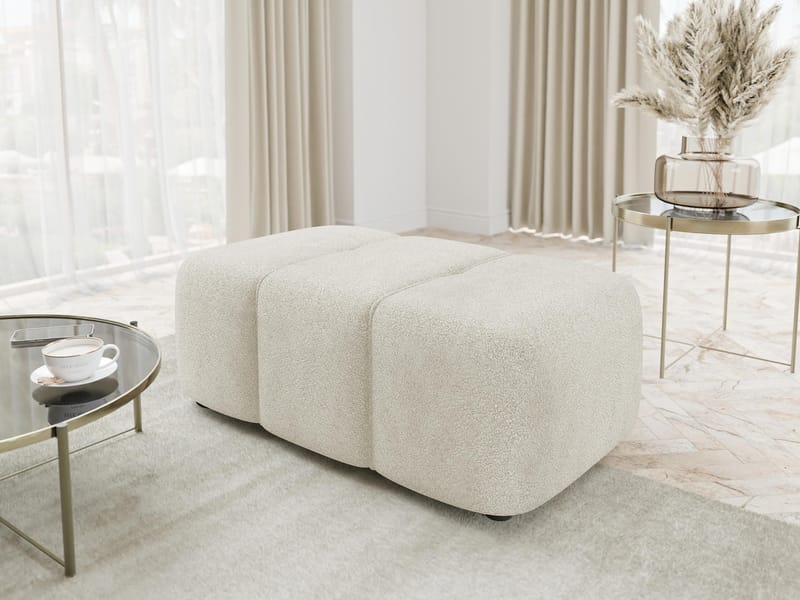 Flo Fotpall 93 cm - Beige - Möbler - Stolar & fåtöljer - Pall & puff - Fotpall