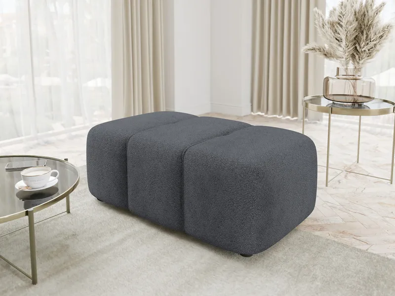 Flo Fotpall 93 cm - Grå - Möbler - Stolar & fåtöljer - Pall & puff - Fotpall