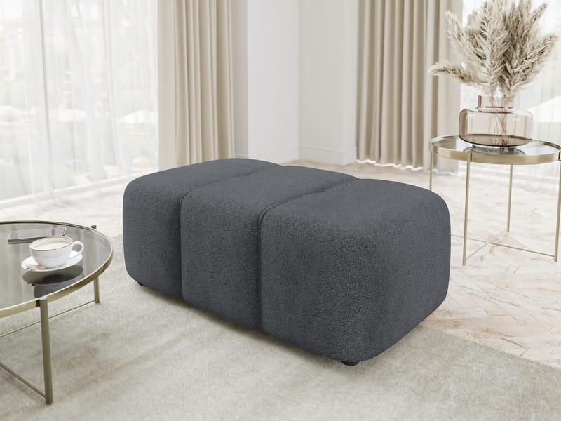 Flo Fotpall 93 cm - Grå - Möbler - Stolar & fåtöljer - Pall & puff - Fotpall