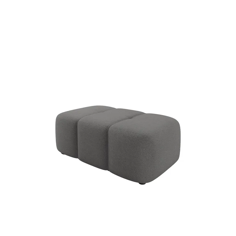 Flo Fotpall 93 cm - Grå - Möbler - Stolar & fåtöljer - Pall & puff - Fotpall