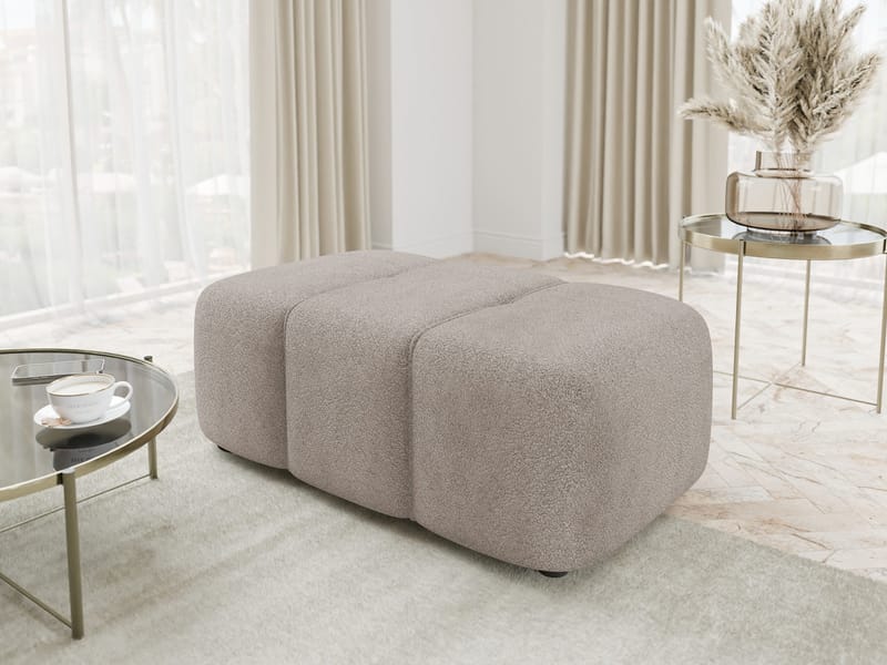 Flo Fotpall 93 cm - Grå - Möbler - Stolar & fåtöljer - Pall & puff - Fotpall