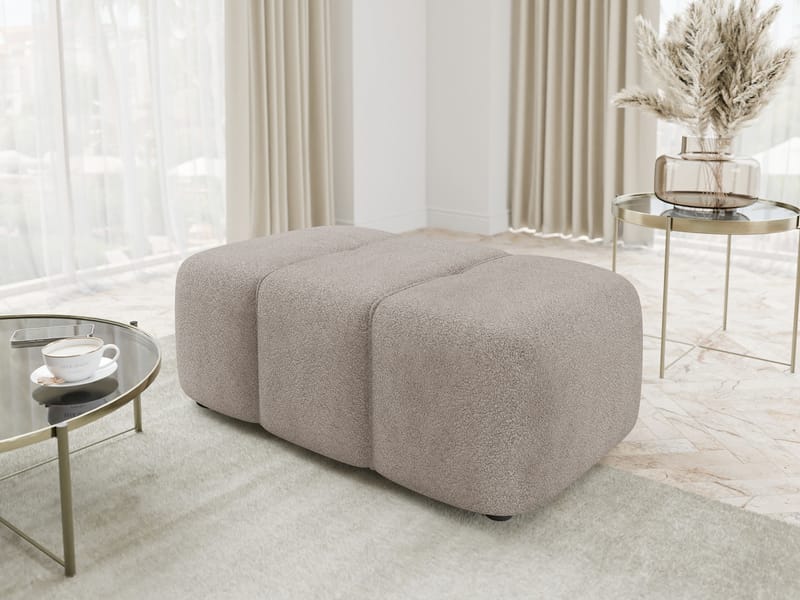 Flo Fotpall 93 cm - Grå - Möbler - Stolar & fåtöljer - Pall & puff - Fotpall