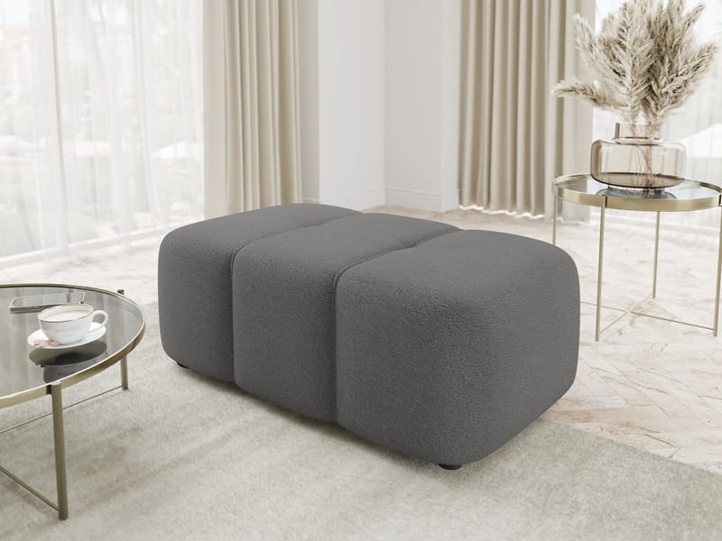 Flo Fotpall 93 cm - Grå - Möbler - Stolar & fåtöljer - Pall & puff - Fotpall