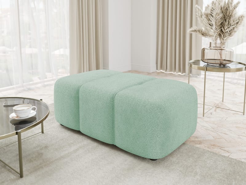 Flo Fotpall 93 cm - Grön - Möbler - Stolar & fåtöljer - Pall & puff - Fotpall