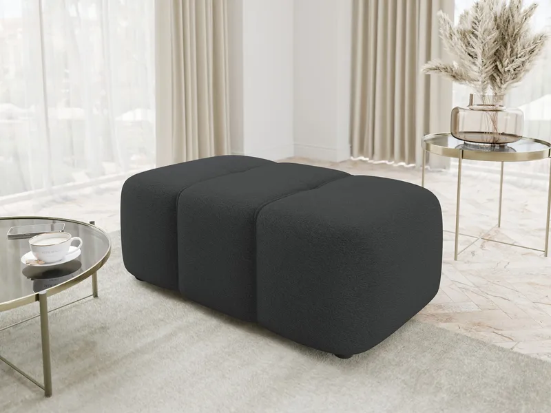 Flo Fotpall 93 cm - Svart - Möbler - Stolar & fåtöljer - Pall & puff - Fotpall