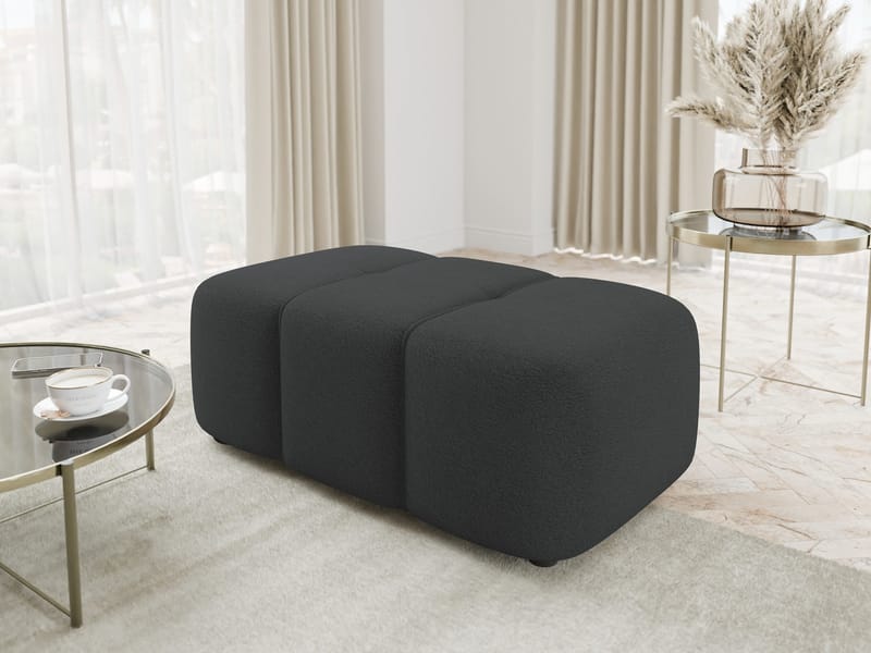 Flo Fotpall 93 cm - Svart - Möbler - Stolar & fåtöljer - Pall & puff - Fotpall