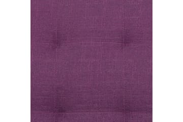 Fotpall Aberdeen Violett/Silver - Violett/Silver - Möbler - Stolar & fåtöljer - Pall & puff - Fotpall