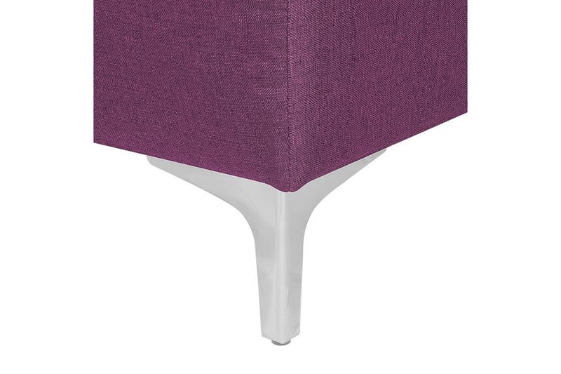 Fotpall Aberdeen Violett/Silver - Violett/Silver - Möbler - Stolar & fåtöljer - Pall & puff - Fotpall