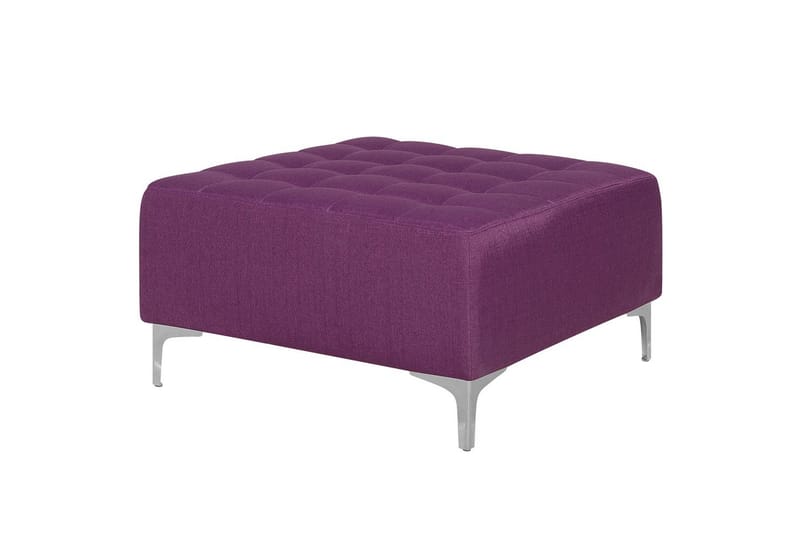 Fotpall Aberdeen Violett/Silver - Violett/Silver - Möbler - Stolar & fåtöljer - Pall & puff - Fotpall