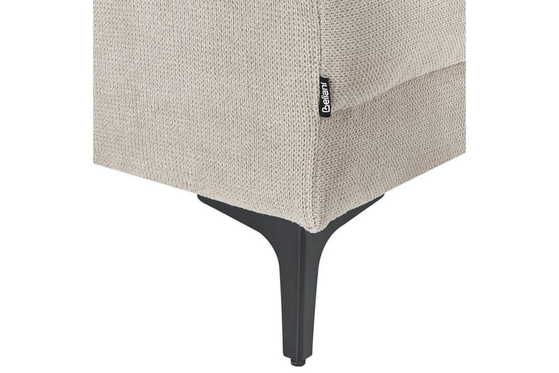 Fotpall Alnes Beige/svart - Beige/svart - Möbler - Stolar & fåtöljer - Pall & puff - Fotpall