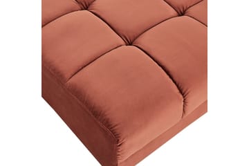 Fotpall Alnes Röd/Svart - Röd/Svart - Möbler - Stolar & fåtöljer - Pall & puff - Fotpall