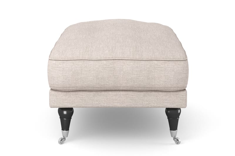 Andrew Fotpall - Beige/Krom - Möbler - Stolar & fåtöljer - Pall & puff - Fotpall