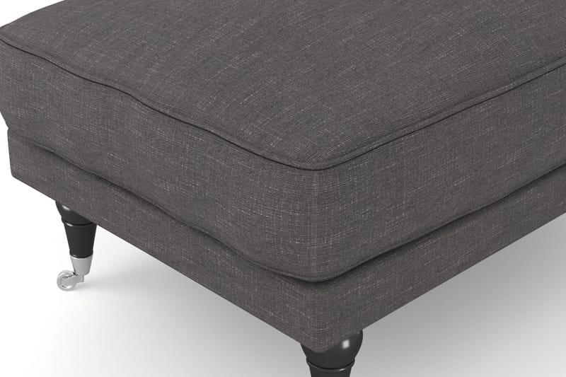 Andrew Fotpall - Mörkgrå/Krom - Möbler - Stolar & fåtöljer - Pall & puff - Fotpall