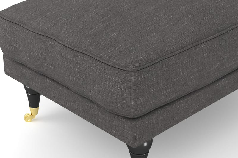 Andrew Fotpall - Mörkgrå/Mässing - Möbler - Stolar & fåtöljer - Pall & puff - Fotpall