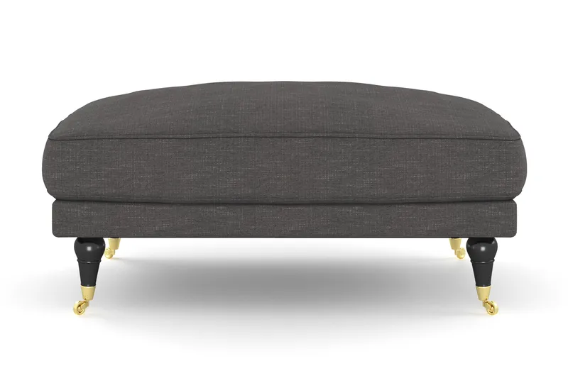 Andrew Fotpall - Mörkgrå/Mässing - Möbler - Stolar & fåtöljer - Pall & puff - Fotpall