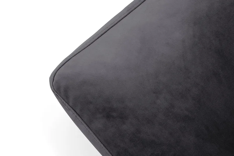 Andrew Fotpall Sammet - Mörkgrå/Mässing - Möbler - Stolar & fåtöljer - Pall & puff - Fotpall