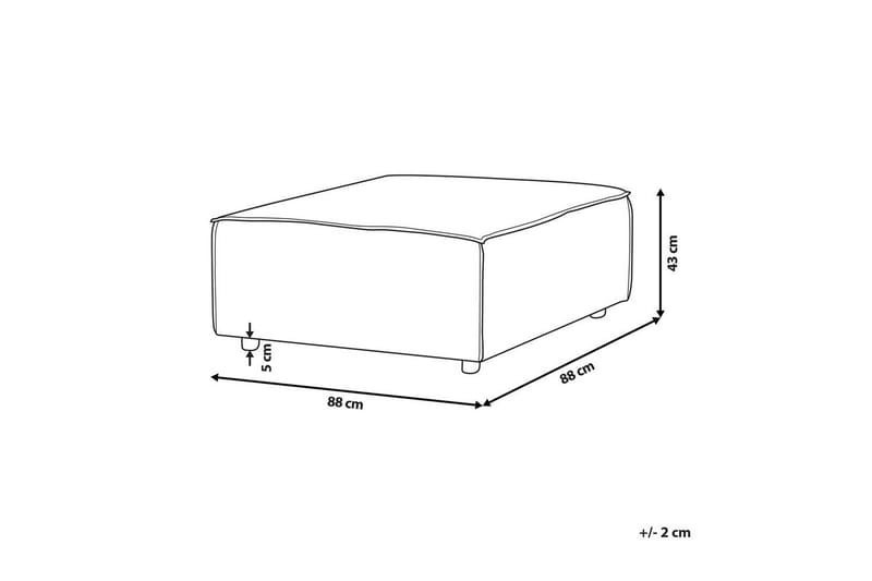 Fotpall Aprica Beige/svart - Beige/svart - Möbler - Stolar & fåtöljer - Pall & puff - Fotpall